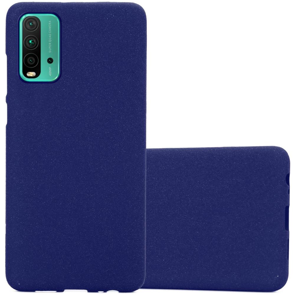 Custodia Compatibile Con Xiaomi Redmi 9t / Poco M3 In Frost Blu Scuro - Coperchio Protettivo In Silicone Tpu Flessibile - Foto 1