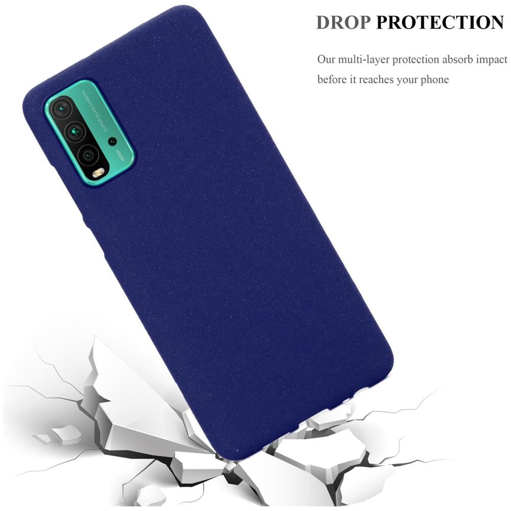 Custodia Compatibile Con Xiaomi Redmi 9t / Poco M3 In Frost Blu Scuro - Coperchio Protettivo In Silicone Tpu Flessibile - Foto 7
