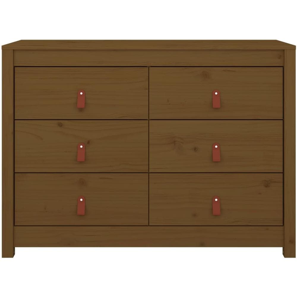 Armadietto Miele 100x40x72 Cm In Legno Massello Di Pino - Foto 3