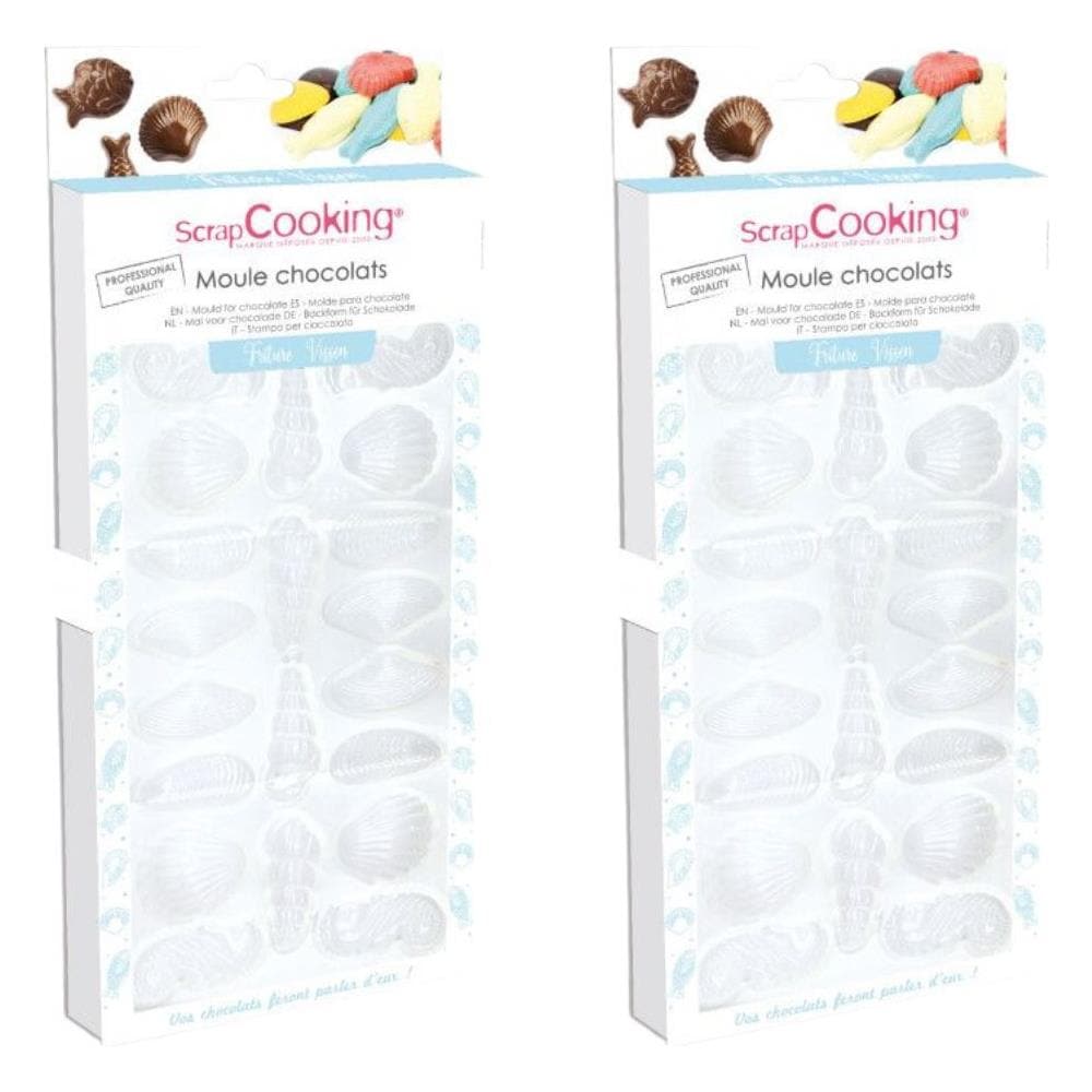 2 Stampi Rigidi Per Pesce In Cioccolato - Foto 1