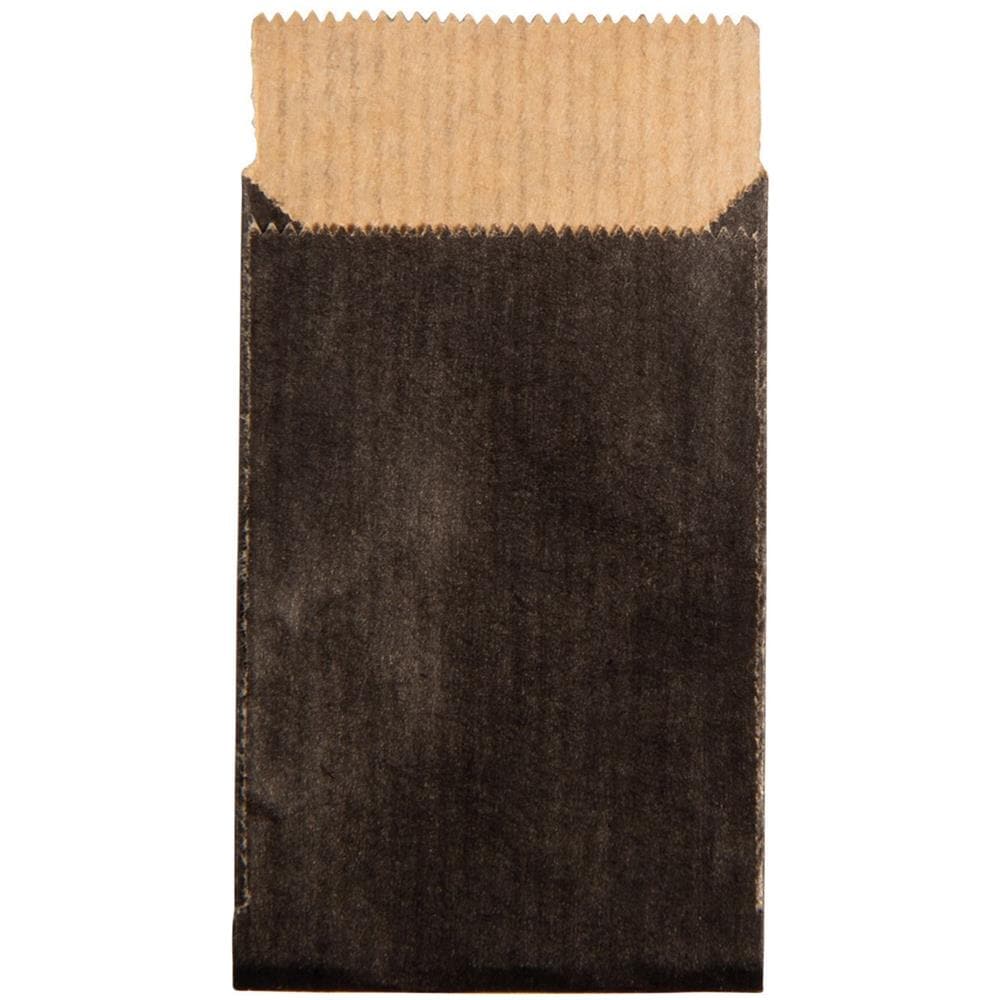 Sacchetto Di Carta Decorativo - Regalo - Caramelle - Nero - 6 X 4,5 Cm - Foto 1