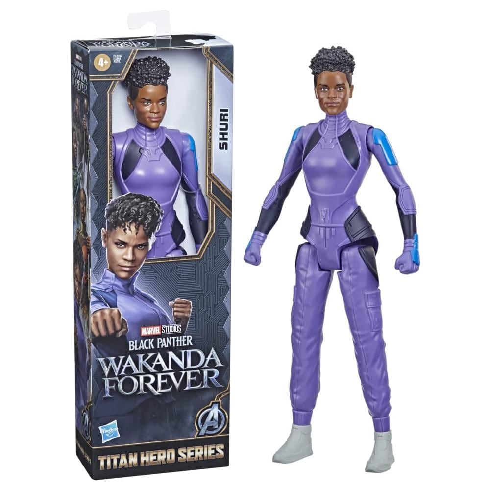 Marvel Studios Black Panther: Wakanda Forever Titan Hero Series Shuri Toy, Action Figure In Scala 12 Pollici, Marvel Toys Per Bambini Dai 4 Anni In Su - Foto 1
