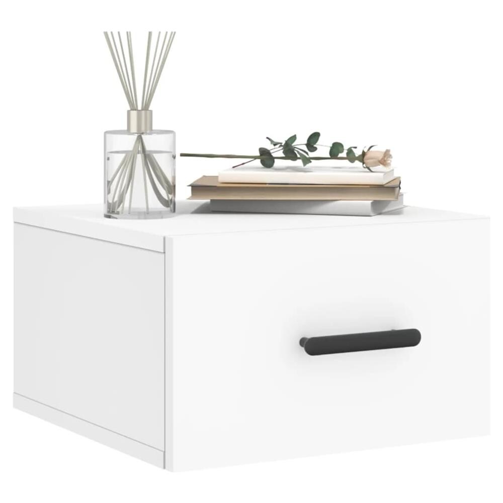 Comodini A Muro 2 Pz Bianchi 35x35x20 Cm - Foto 3