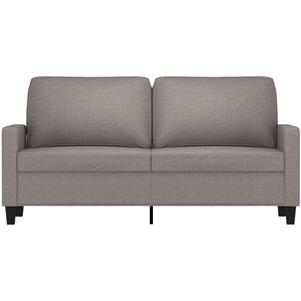 Divano A 2 Posti Tortora 140 Cm In Tessuto - Foto 3