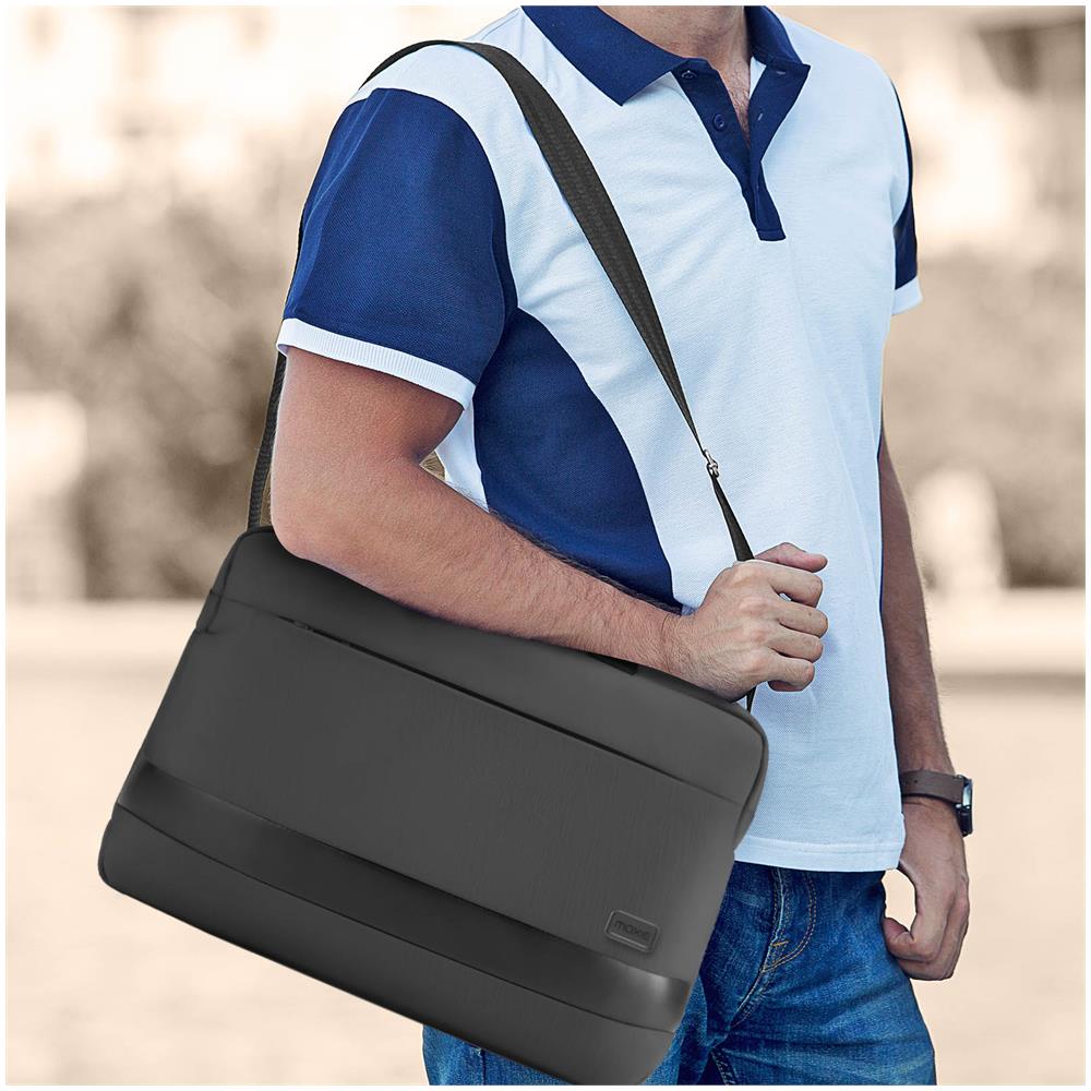 Borsa Per Computer Portatile E Macbook Da 13 Pollici, Nero - Foto 2