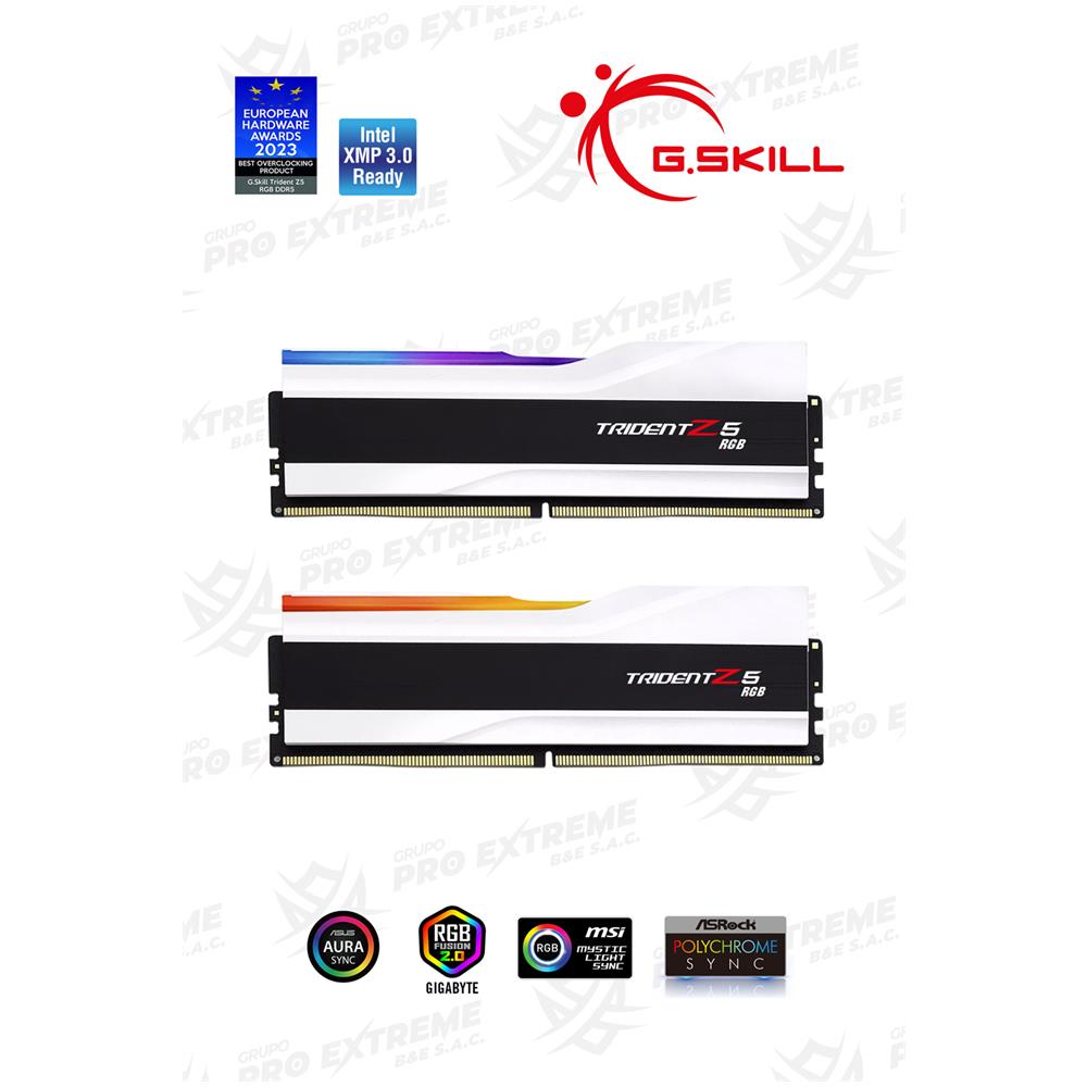 Memoria DIMM Trident Z5 RGB F5-8200J4052F24GX2-TZ5RW 48 GB (2x24 GB) DDR5 8200 MHz CL40 Colore Rosso /Verde /Blu - Foto 2