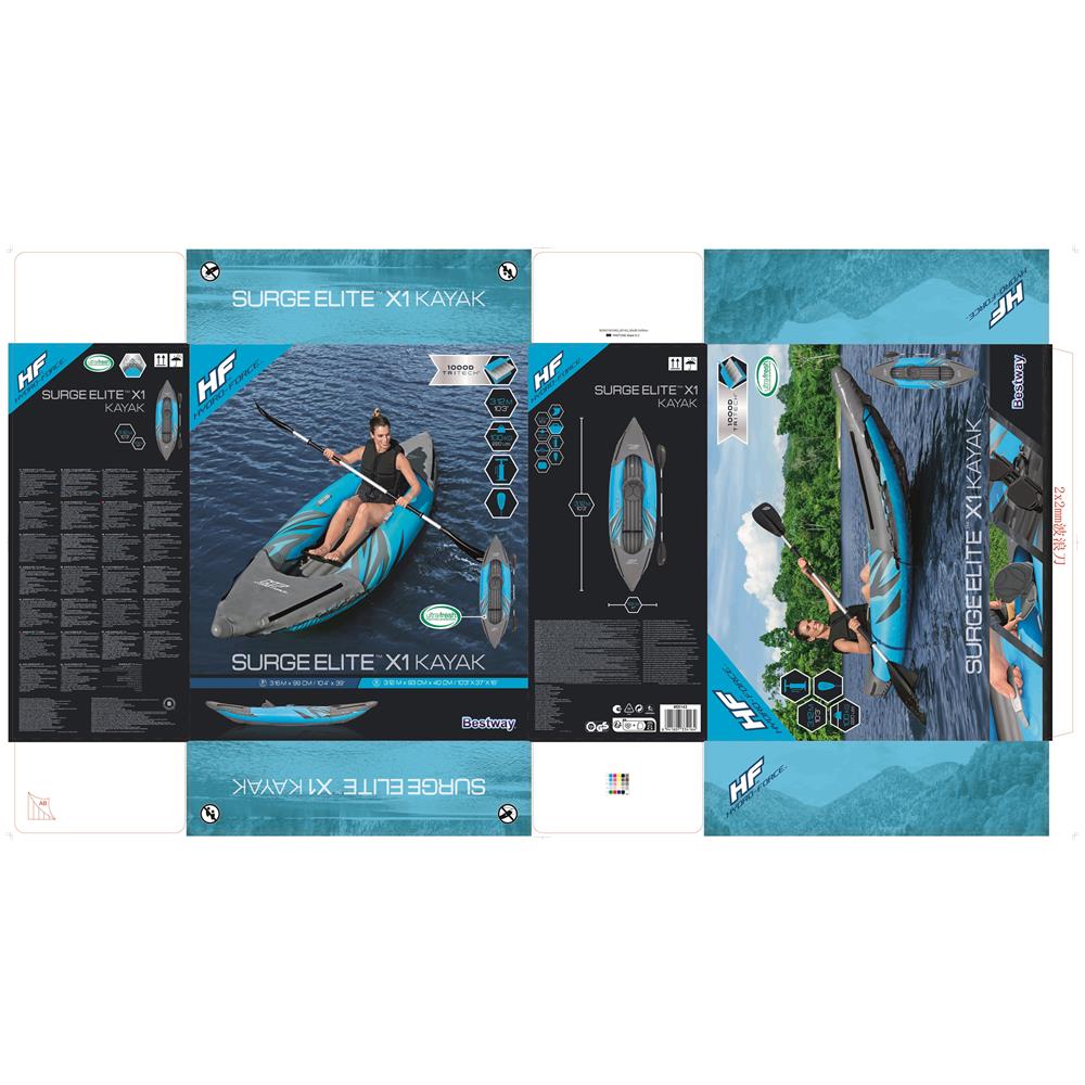 65143 / 23 barca gonfiabile 1 persona (e) Viaggio /Svago Canotto gonfiabile - Foto 43