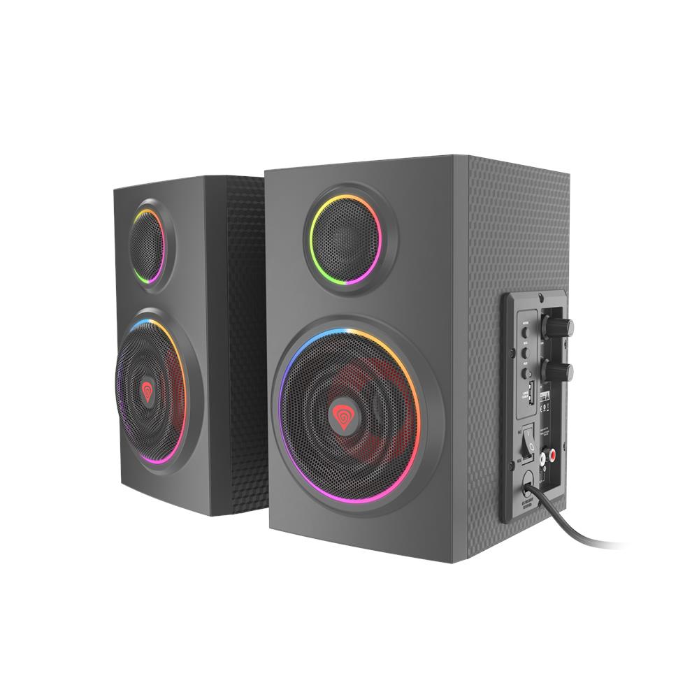 Helium 300 BT set di altoparlanti 24 W PC /PC portatile Nero 2.0 canali 2-vie Bluetooth - Foto 5