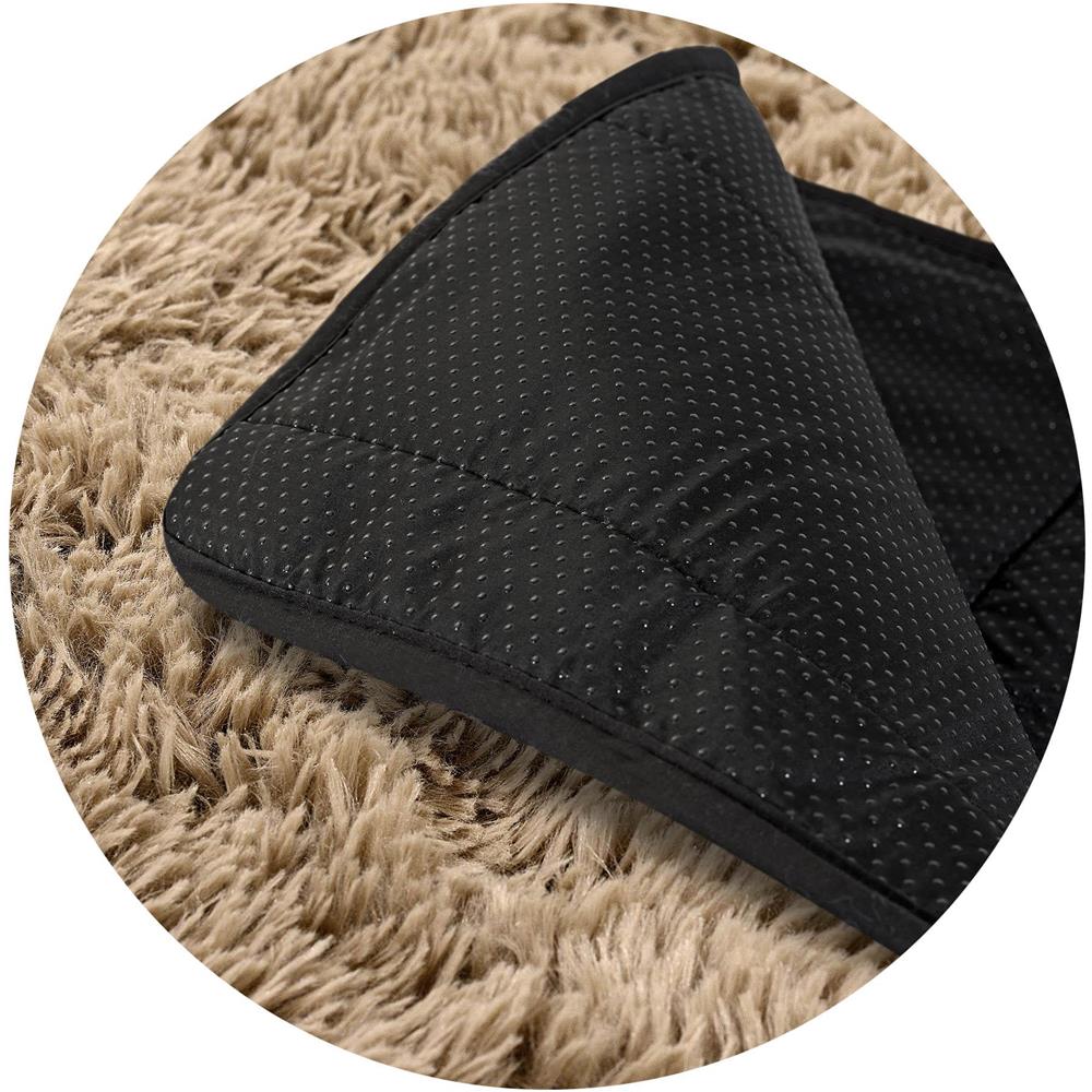 80x120 cm TAPPETO PELOSO ANTISCIVOLO Beige - Tappeto morbido per la casa - Foto 6