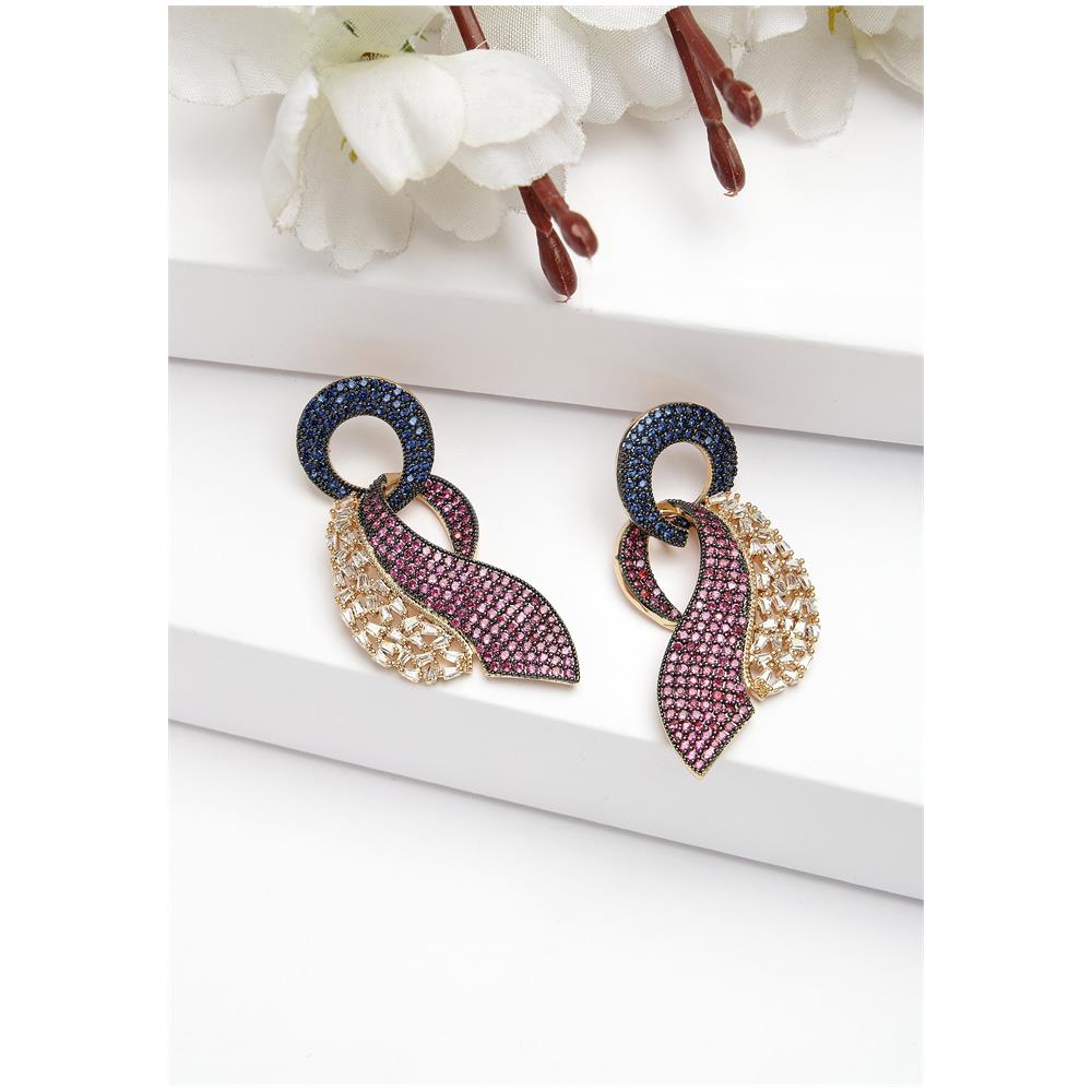 Collezione Diva Orecchini Moderni in Zirconia Cubica - Foto 1