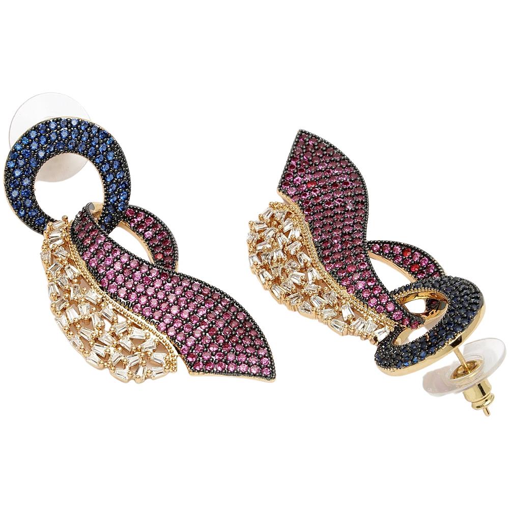 Collezione Diva Orecchini Moderni in Zirconia Cubica - Foto 2