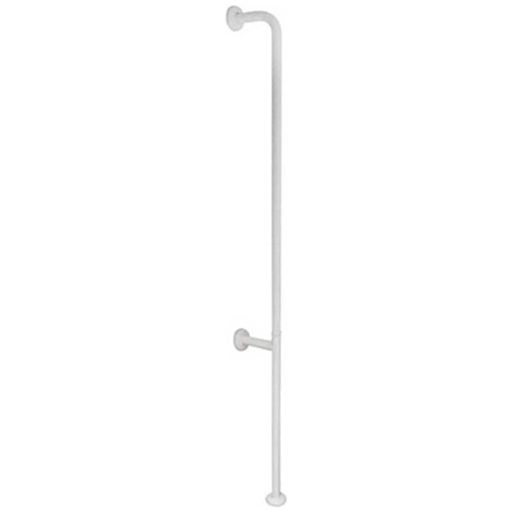 MANIGLIONE VERTICALE DA PARETE A PAVIMENTO cm 180 x Bagno Disabili Anziani - Foto 1
