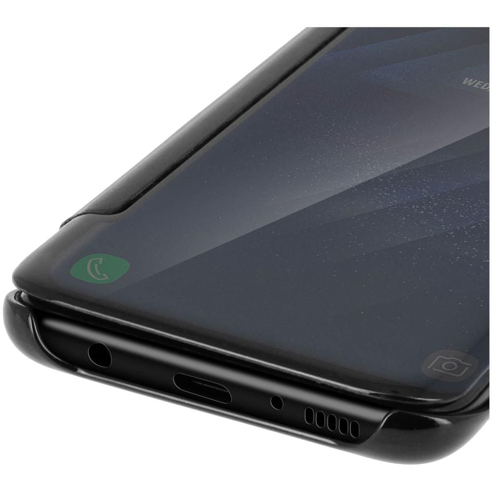 Custodia A Libro Clear View Specchio Per Samsung Galaxy S8 - Nera - Foto 2