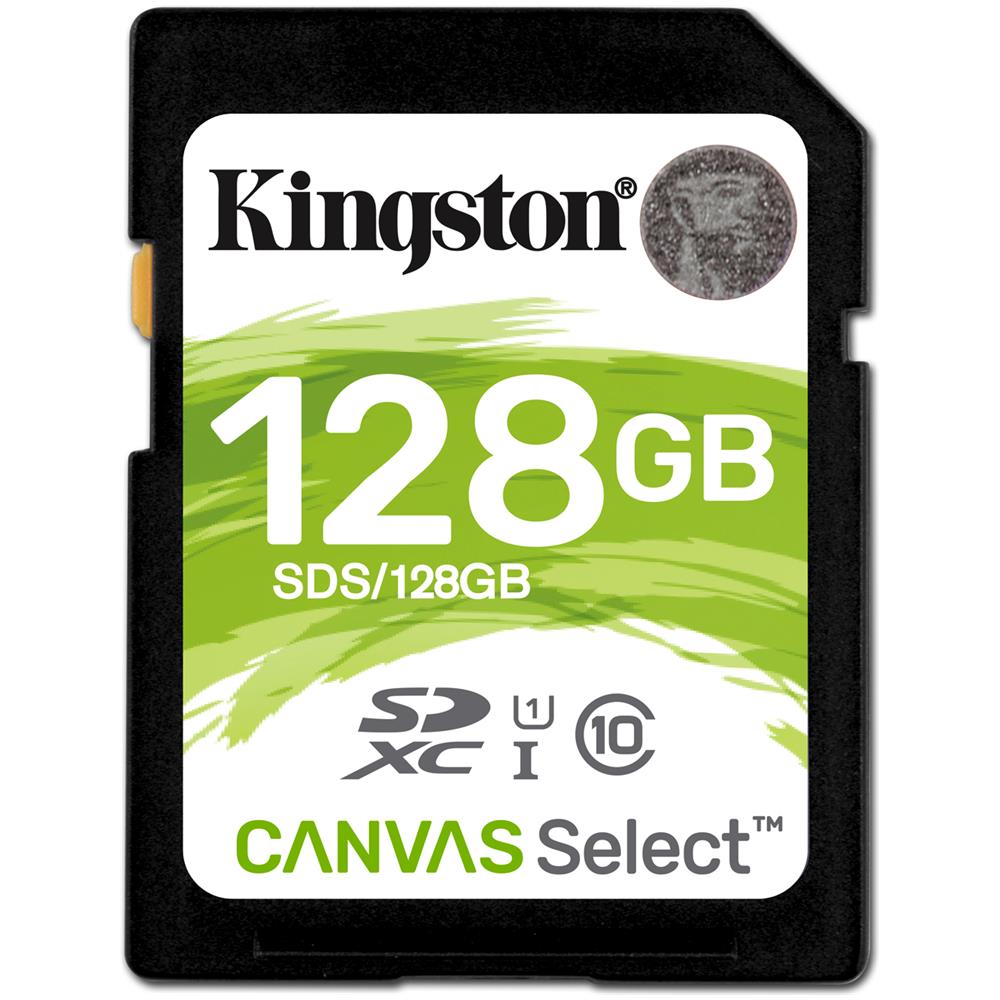 Scheda di Memoria SDXC Canvas Select 128 GB UHS-I di Classe 10 Velocità 80 MB / s - Foto 1