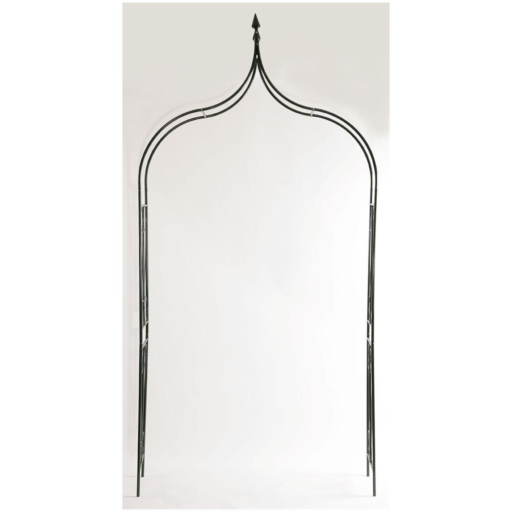 Arco traliccio rose piante rampicanti in ferro verde h. 215 cm - Foto 2