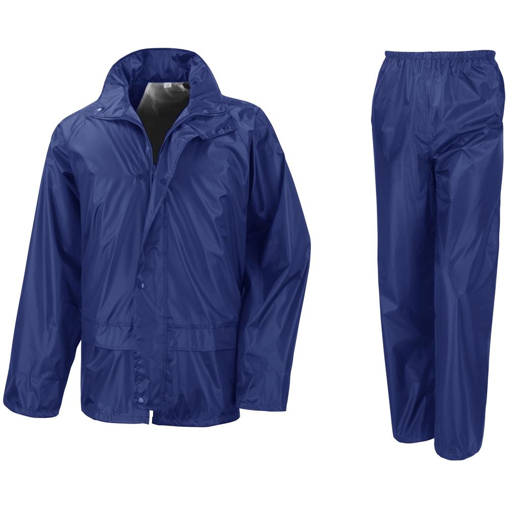 Tuta Da Pioggia (pantaloni E Giacca) Uomo (m) (blu Reale) - Foto 1