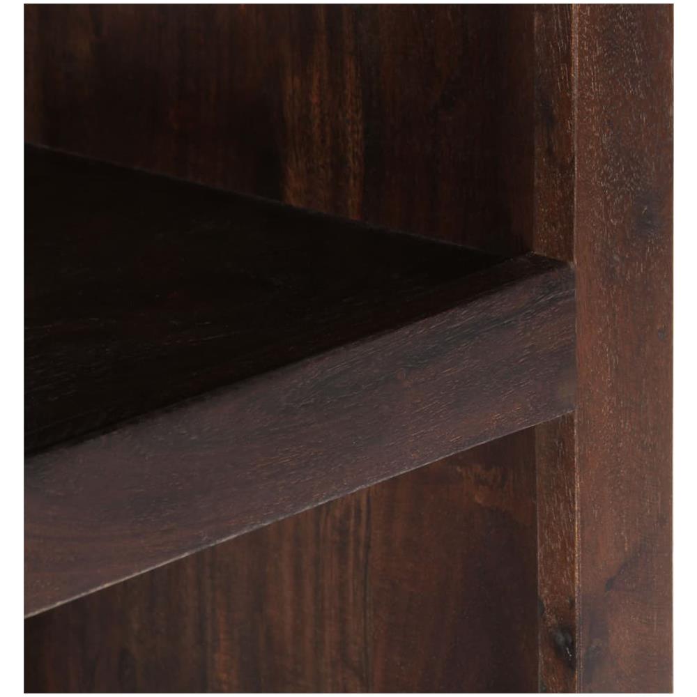 Mobiletto Consolle In Legno Massello Di Acacia 40x30x110 Cm - Foto 2