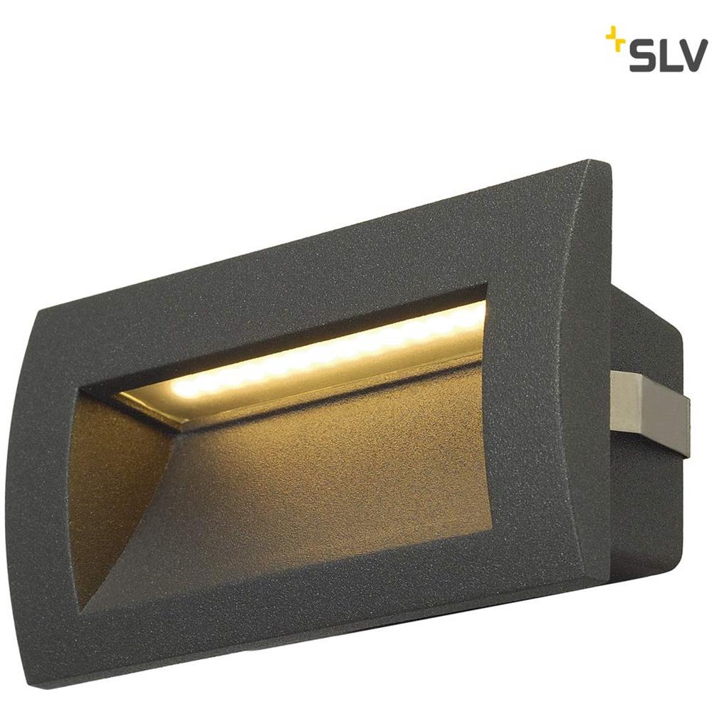 Applique Murale Encastrée Extérieure - Slv Downunder Out Led M - A Led - 0.96 Watts - 3000k - Coloris Anthracite - Foto 1