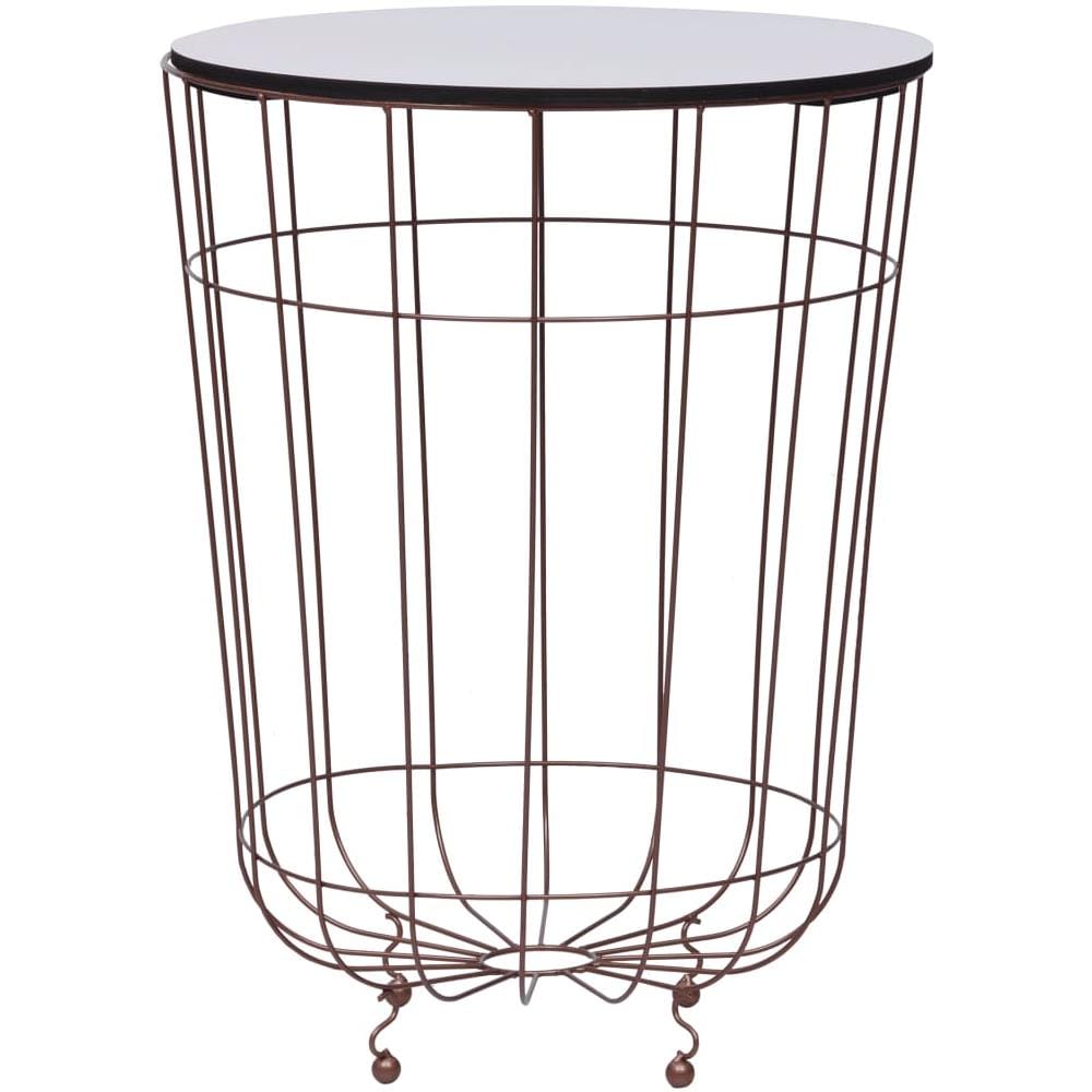Tavolino Da Caffè Oro Ø 40 Cm - Foto 1