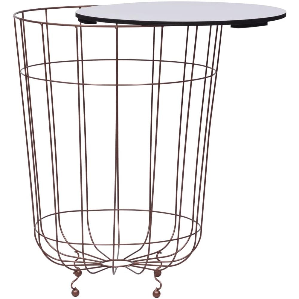 Tavolino Da Caffè Oro Ø 40 Cm - Foto 2