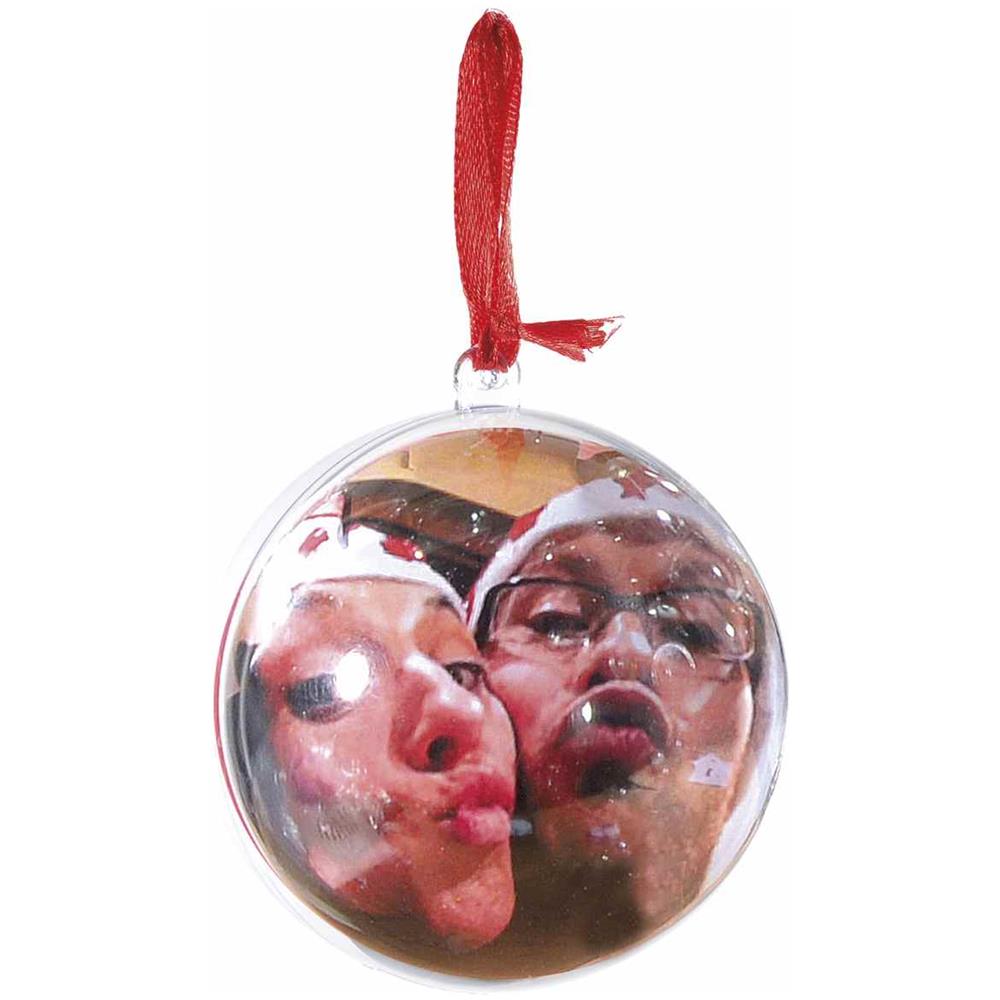 Set 20 Palline Per Albero Di Natale Apribili E Personalizzabili Idea Regalo - Foto 3