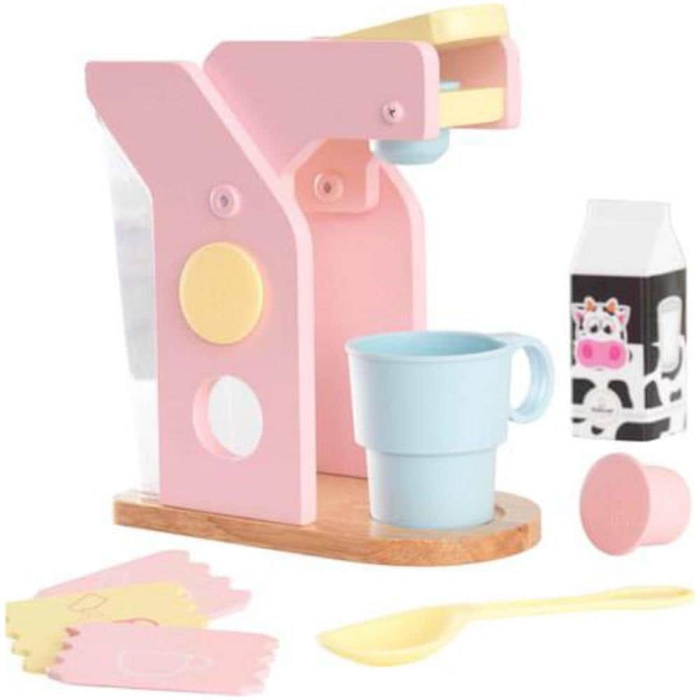Kidkraft 63380 Pastel - Set Macchina Per Caffè Espresso Giocattolocon Accessoriper Bambinimulticolore (pastello)  - Foto 4
