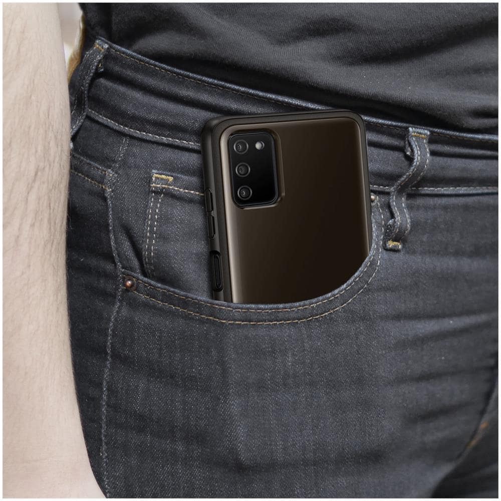 Custodia Soft Clear Cover Morbida Samsung Ef-qa038tbegeu Per Galaxy A03s Sm-a037 Black Nero - Foto 9