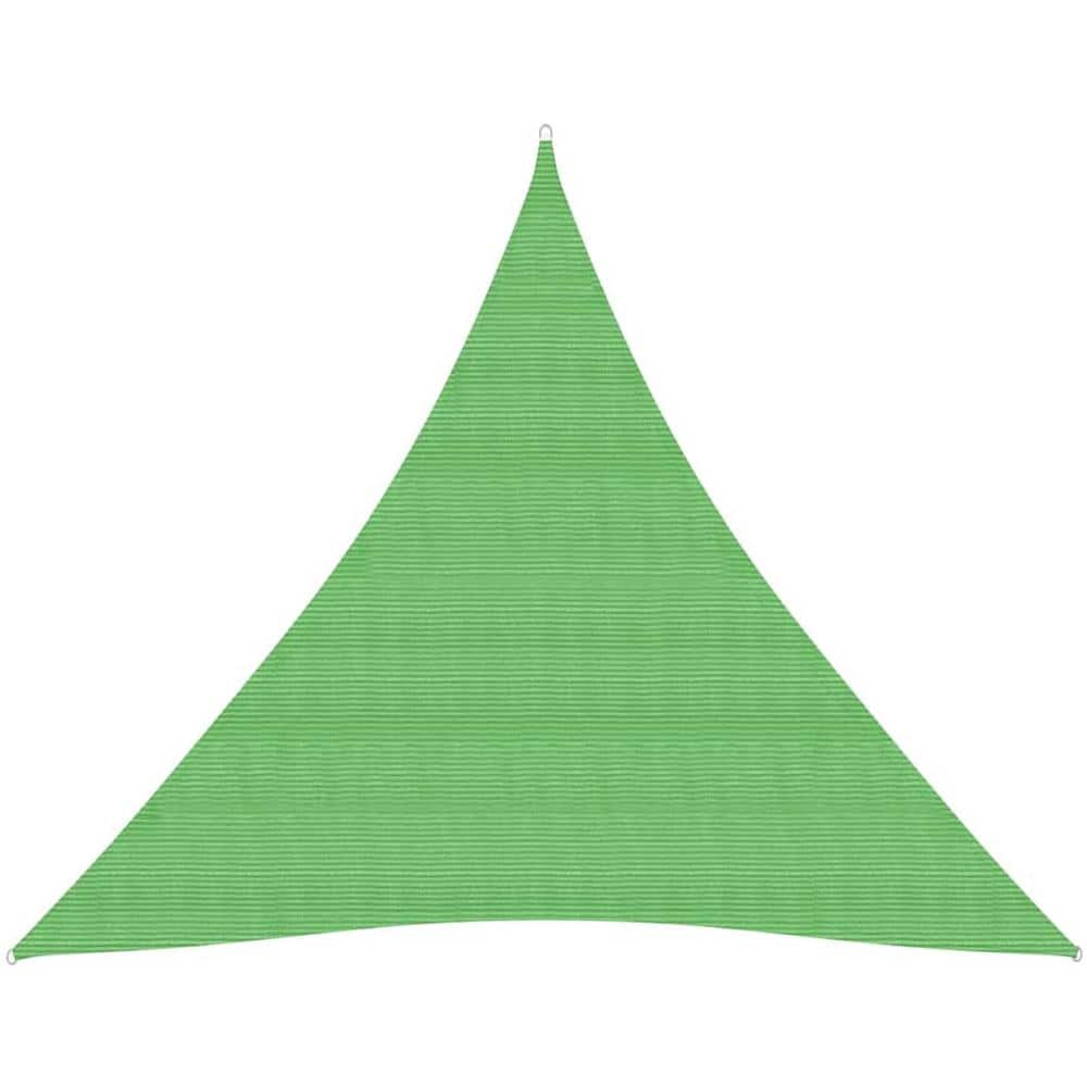 Vela Parasole 160 g / m² Verde Chiaro 4,5x4,5x4,5 m in HDPE - Foto 1