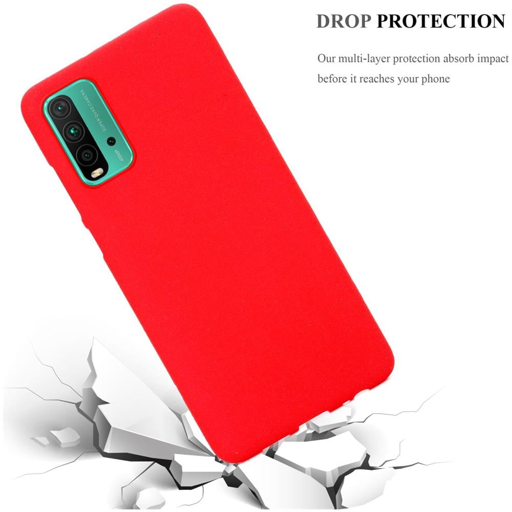 Custodia Compatibile Con Xiaomi Redmi 9t / Poco M3 In Frost Rosso - Coperchio Protettivo In Silicone Tpu Flessibile - Foto 7