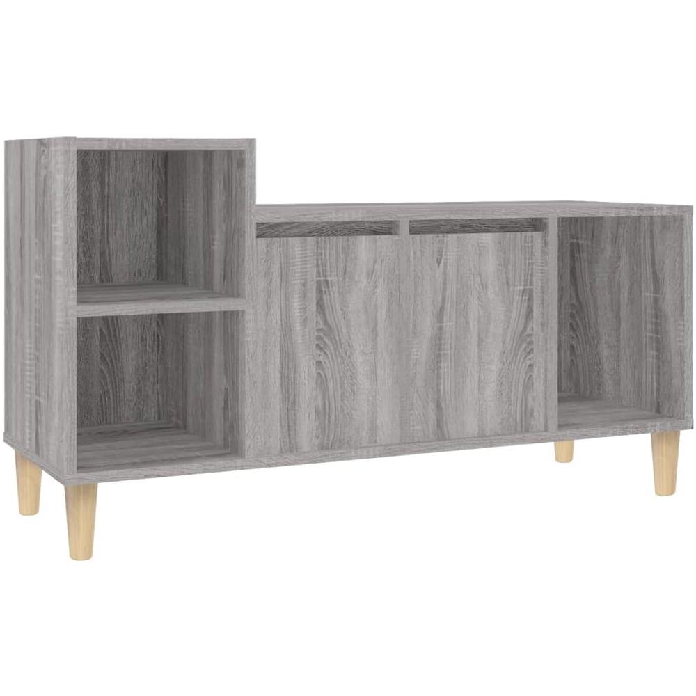 Mobile Tv Grigio Sonoma 100x35x55 Cm In Legno Multistrato - Foto 2