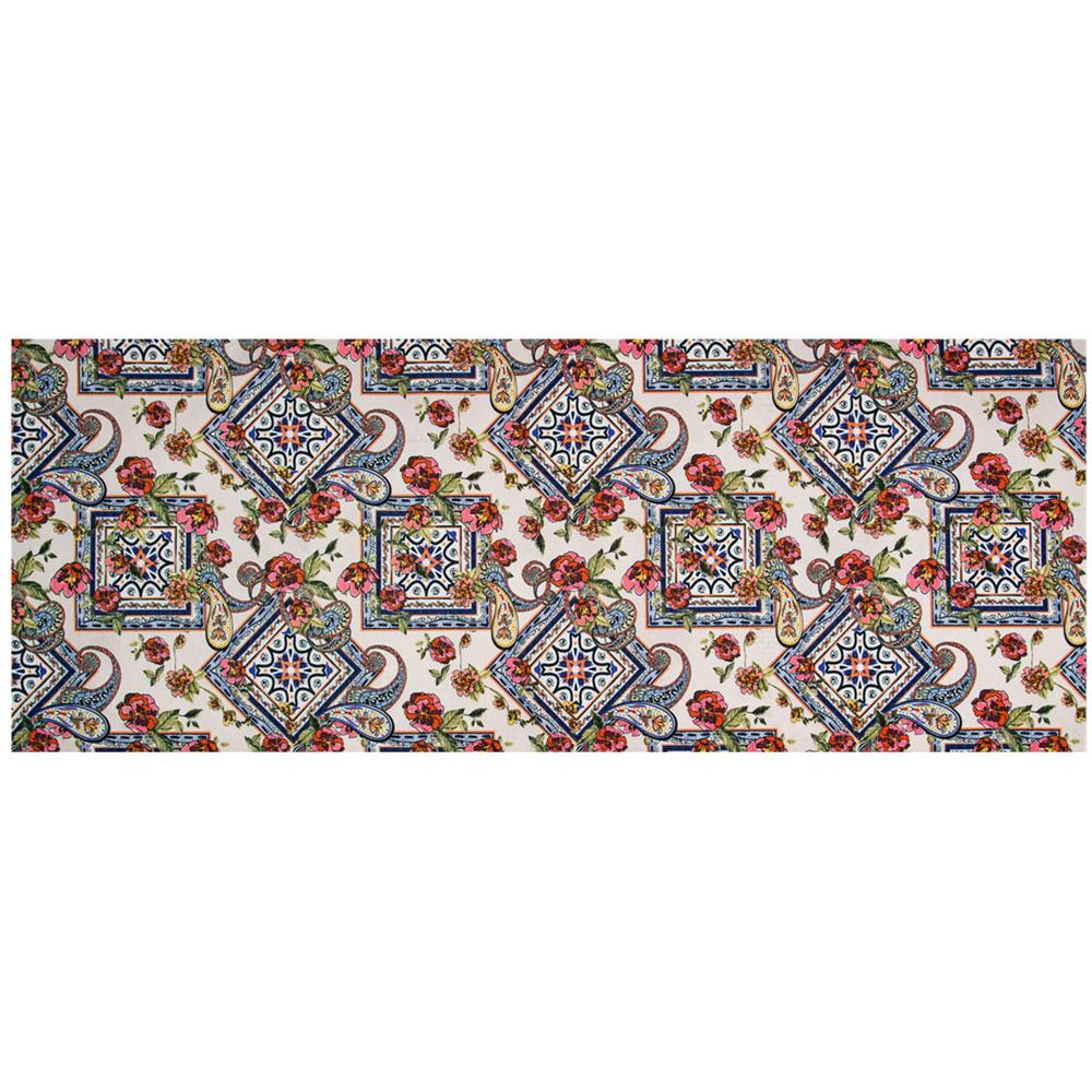 Tappeto Cucina Antiscivolo Stampa Digitale Emozioni Fantasie Maiolica Marina 58x140 Milleunanotte - Foto 1