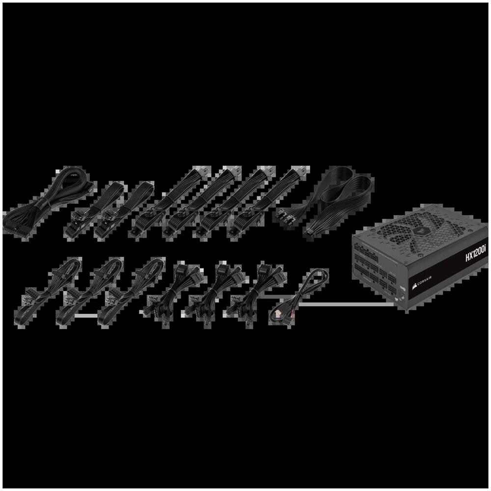 Alimentatore PC HX1200i 1200 W 24-pin ATX ATX 80 PLUS Platinum Nero - Foto 10