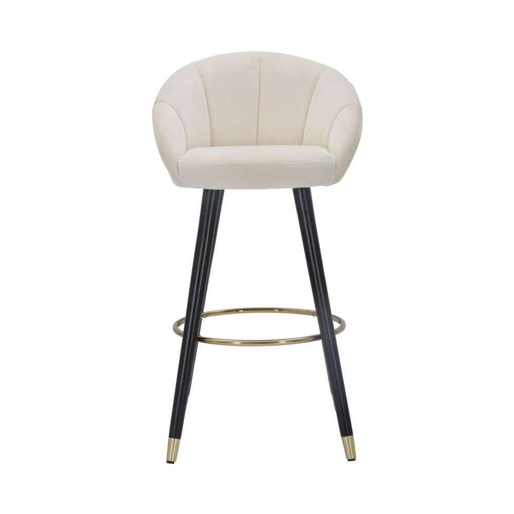 Sgabello da bar Praga, crema /oro /nero. - Foto 2