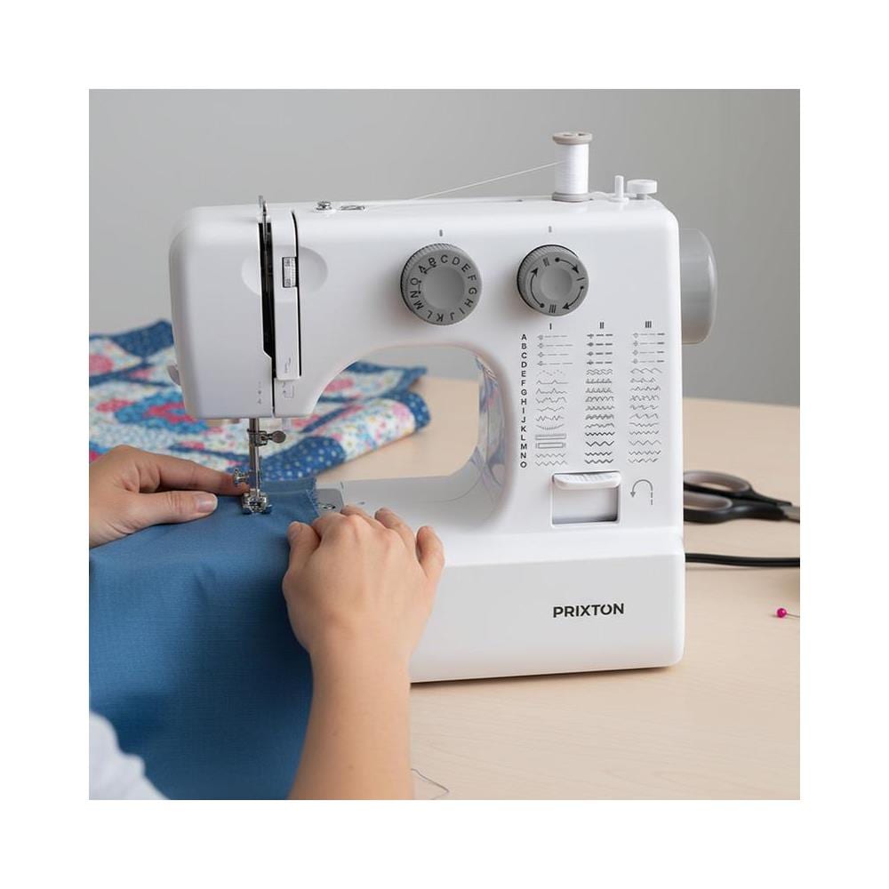 Macchina Da Cucire P135, 45 Punti, Asola Automatica In 4 Fasi, Infila Ago Automatico, Zigzag Elastico, Doppia Velocità E Luce Integrata Per Riparazioni E Lavori Creativi - Foto 4