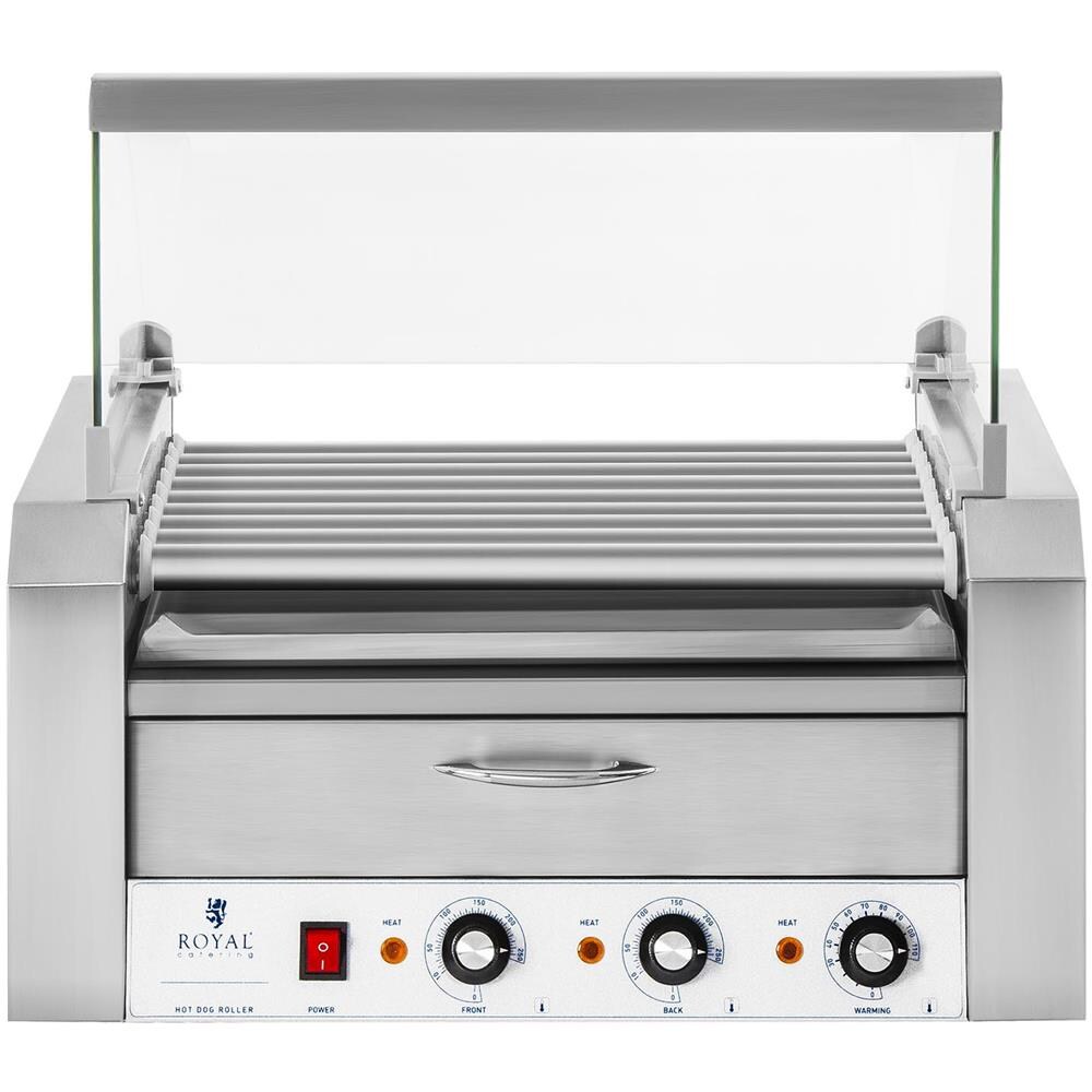 Cuoci Hot Dog - 9 Rulli - Con Cassetto Caldo - Acciaio Inox - Foto 2