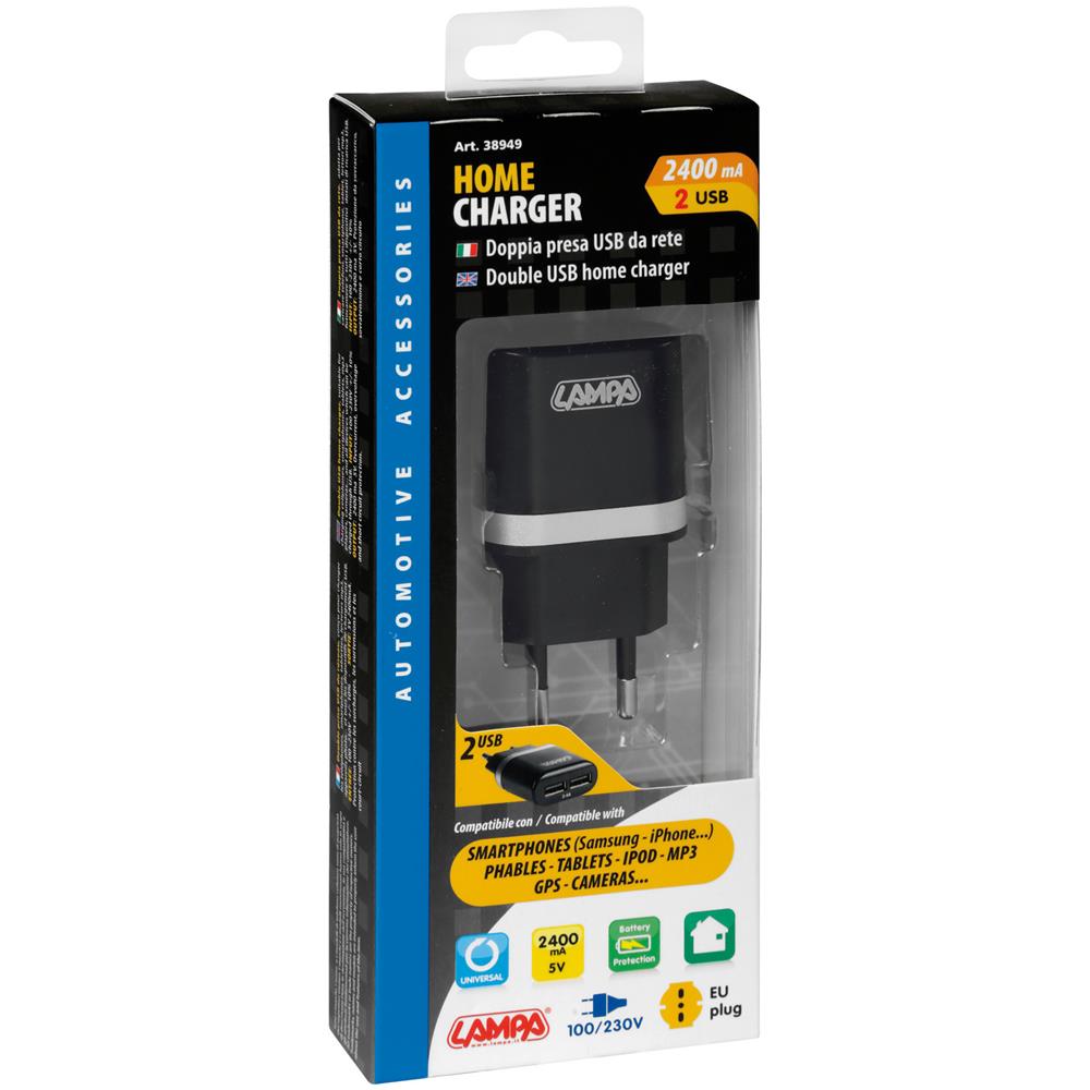 Doppia Presa Usb Da Rete 2100ma - Foto 6