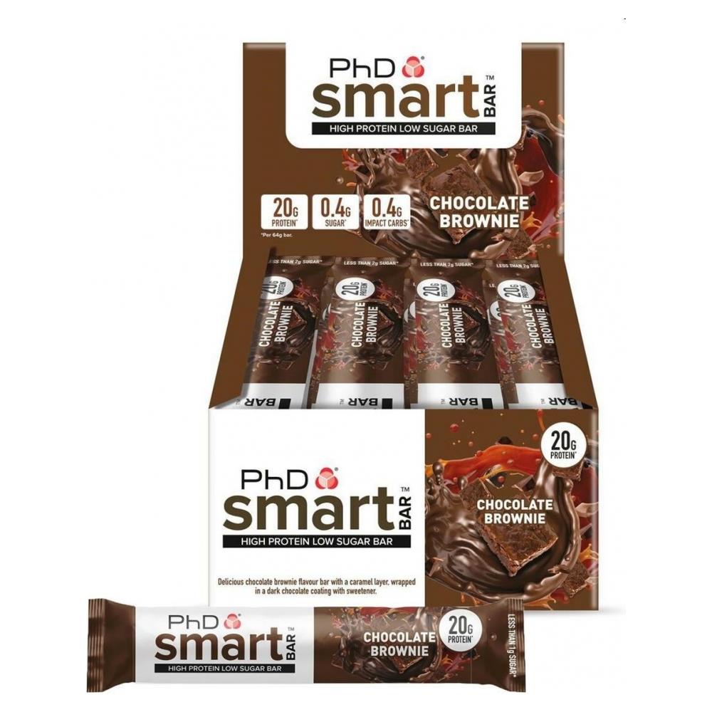 Diet Smart Barretta Brownie Al Cioccolato 12X64Gr - Foto 1