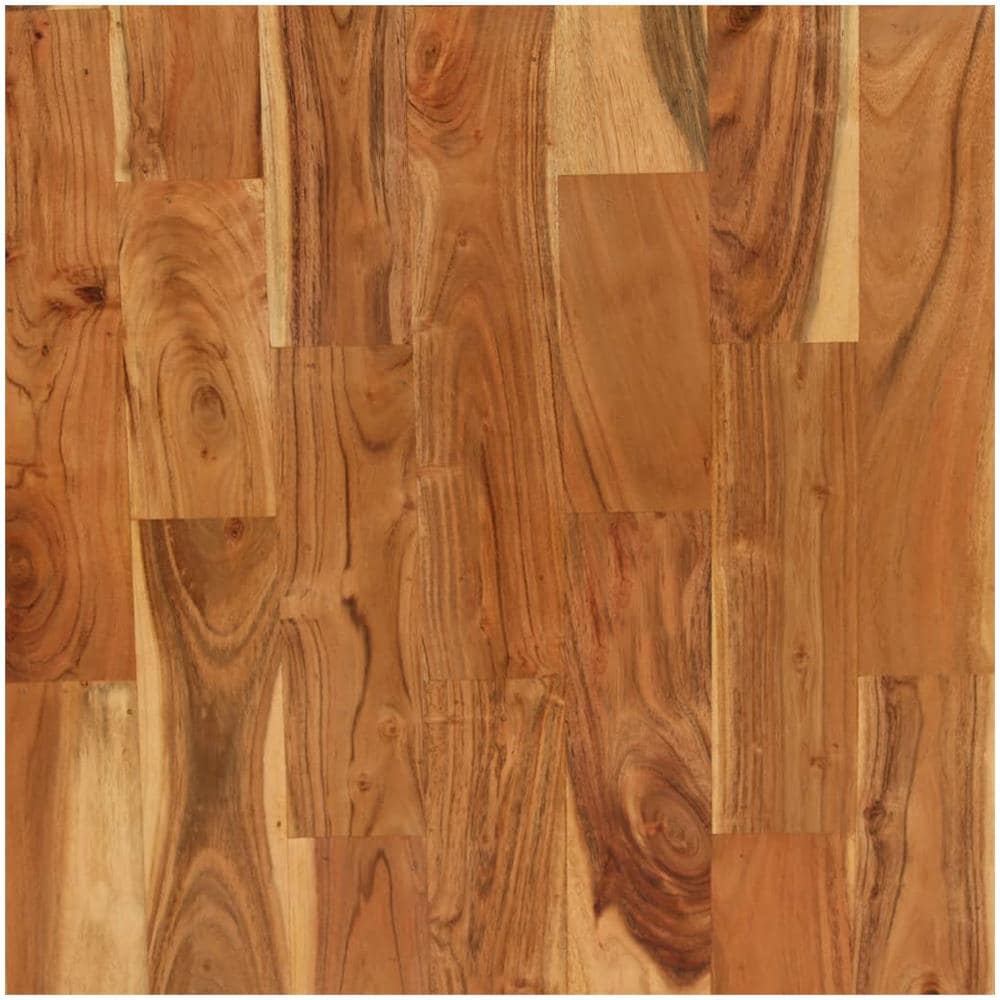 Set Tavolo Da Pranzo 7 Pz Legno Massello Di Acacia E Mango - Foto 2