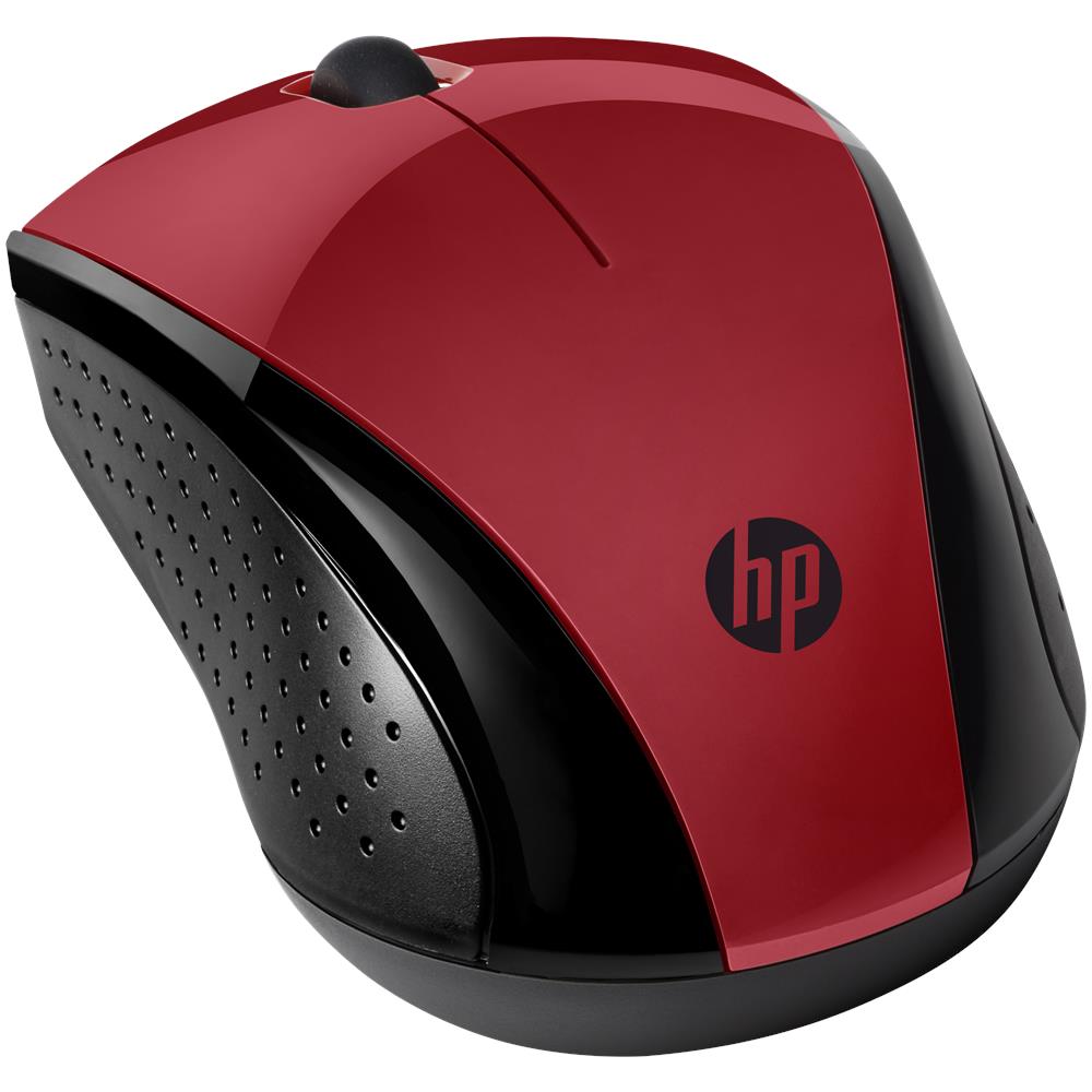 Mouse Wireless 220 Sunset Red Ottico 3 Tasti 1600 DP Colore Nero / Rosso - Foto 2