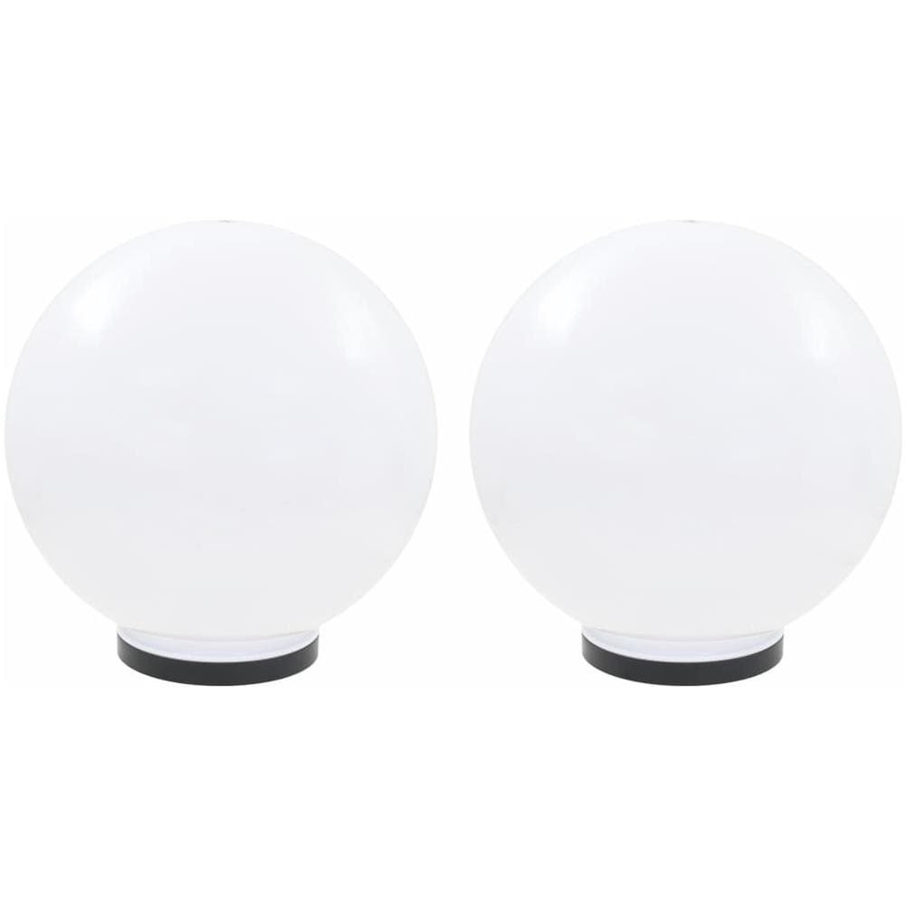Set Lampade A Led Sferiche 2 Pz 40 Cm In Pmma - Foto 2