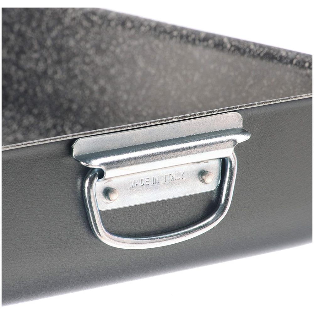 Tradizione Italia Lasagnera, Alluminio, Nero, 40x28 Cm - Foto 2