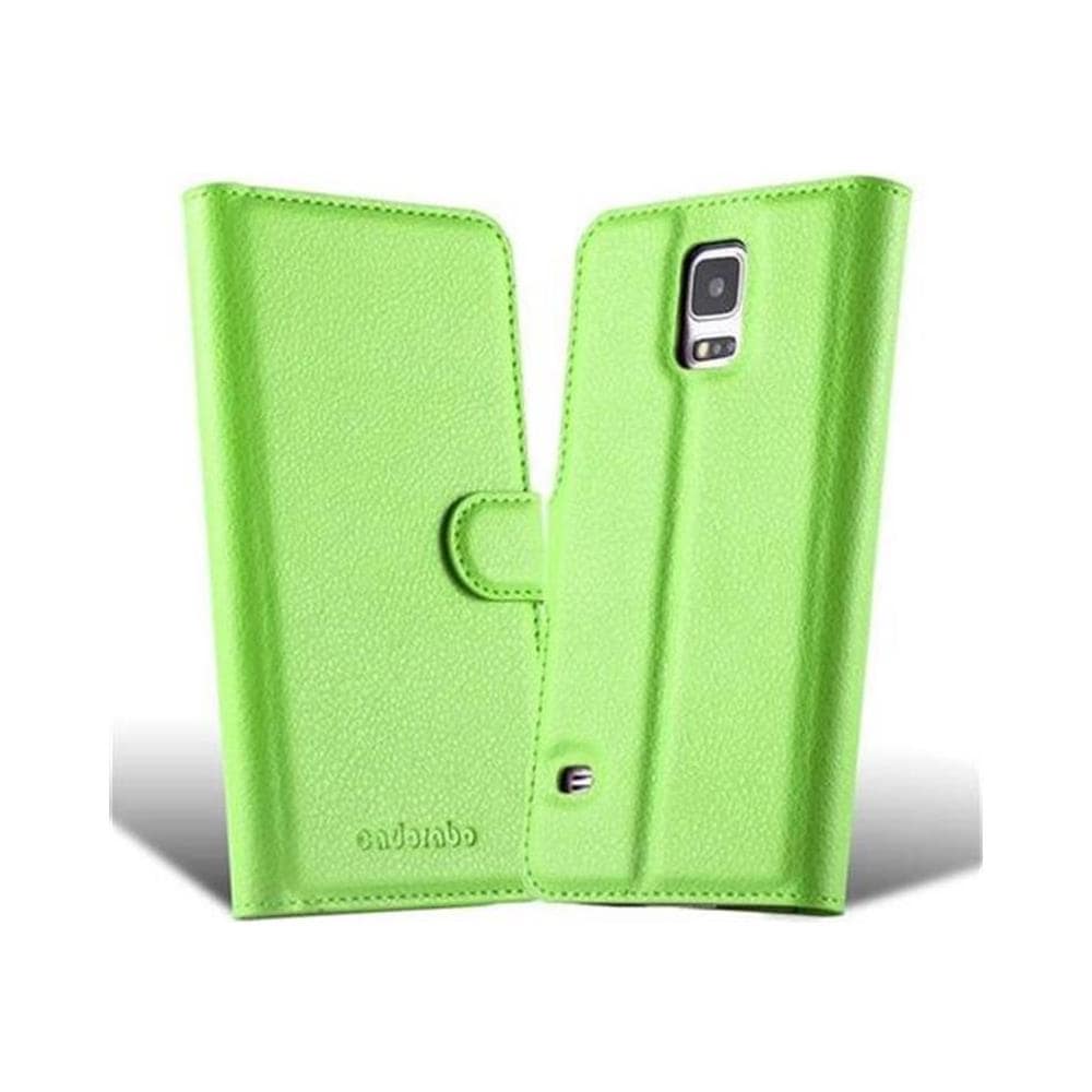 Custodia Compatibile Con Samsung Galaxy S5 / S5 Neo In Verde Menta - Coperchio Protettiva Con Chiusura Magnetica, Funzione Stand E Tasca Per Le Carte - Foto 2