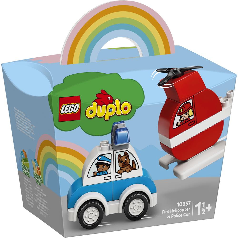 10957 DUPLO Elicottero Antincendio e Auto della Polizia - Foto 1