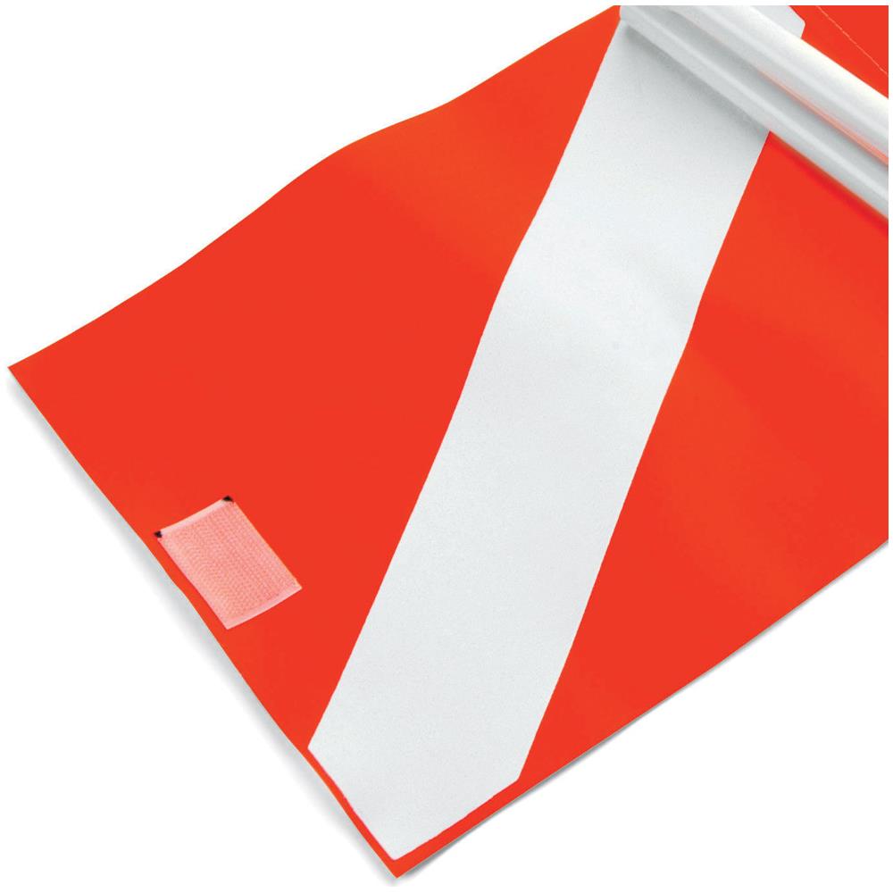 Bandiera Smontabile Asta 155 Cm Con Sagola Elastica Bianco / rosso - Foto 2