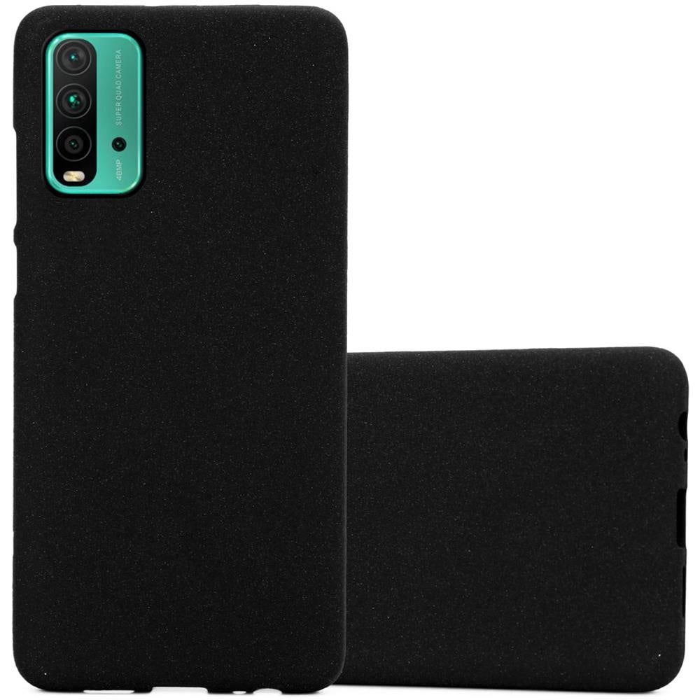 Custodia Compatibile Con Xiaomi Redmi 9t / Poco M3 In Frost Nero - Coperchio Protettivo In Silicone Tpu Flessibile - Foto 1