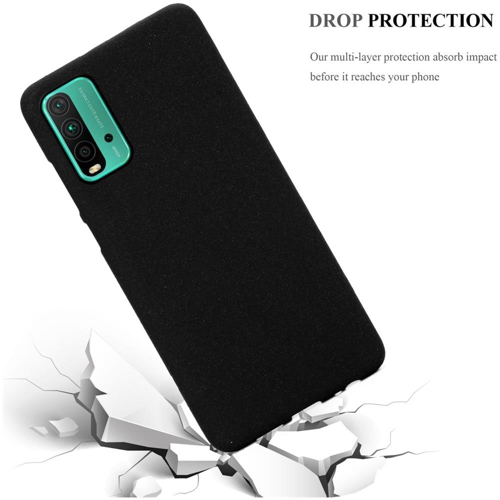 Custodia Compatibile Con Xiaomi Redmi 9t / Poco M3 In Frost Nero - Coperchio Protettivo In Silicone Tpu Flessibile - Foto 7