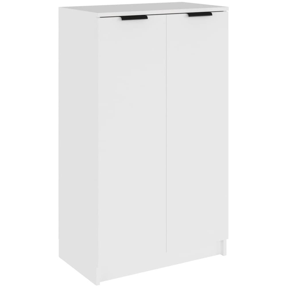 Scarpiera Bianca 59x35x100 Cm In Legno Multistrato - Foto 2