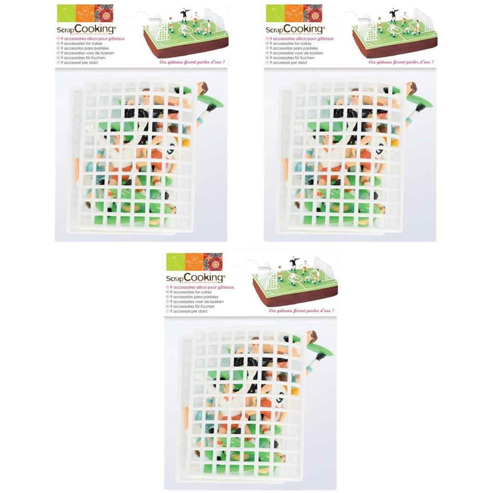 9 Topper Per Torta In Plastica - Campo Da Calcio - Foto 1