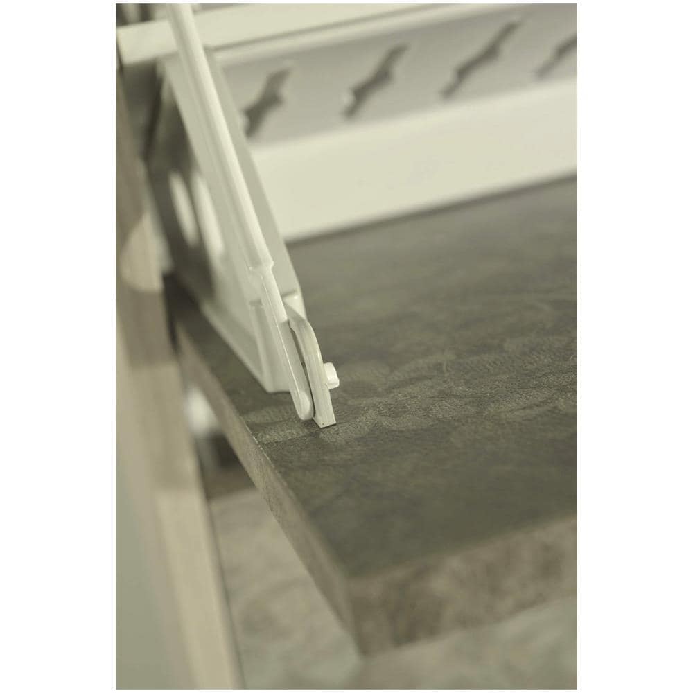 Scarpiera Peonia, Mobile Multiuso Da Ingresso Con 3 Ante A Ribalta, Armadietto Portascarpe A Doppia Profondità, 100% Made In Italy, 67x28h112 Cm, Olmo E Fantasia - Foto 4