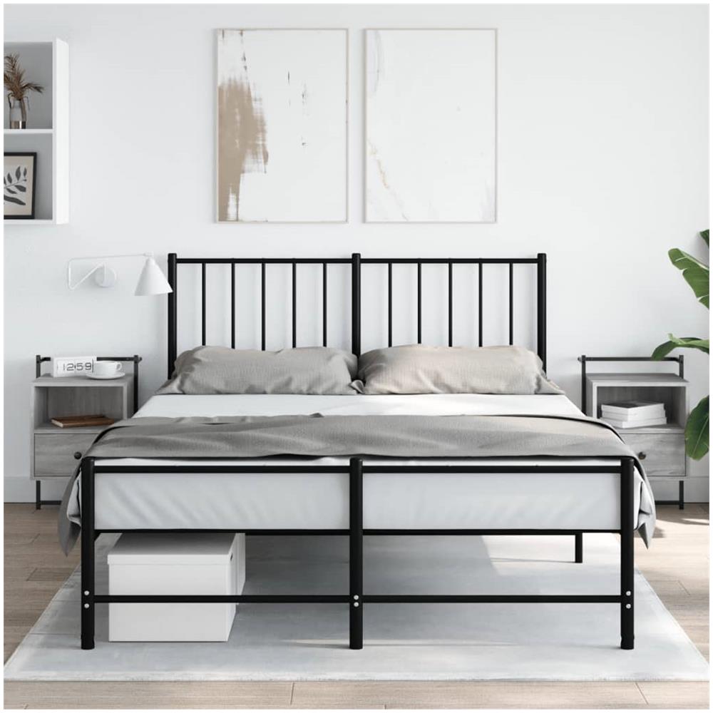 Comodini A Muro 2 Pz Grigio Sonoma 40x30x61cm Legno Multistrato - Foto 1